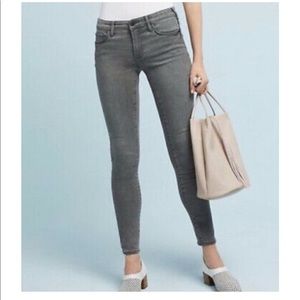 Pilcro Stet Distressed Grey Denim Jeans Size 32